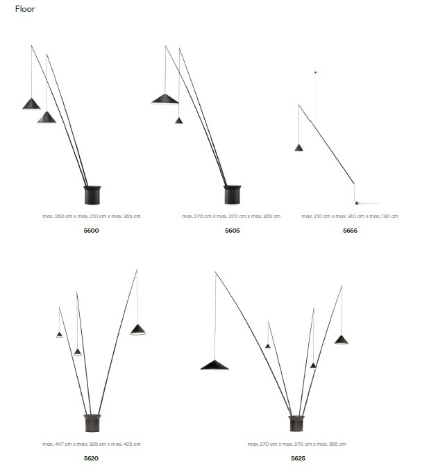 Коллекция Торшеров North от Vibia