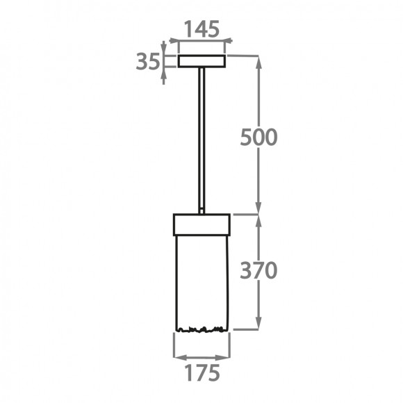 Подвесной светильник Bella Figura Moonlight CL211-PEN