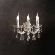 Бра Beby Group Novecento 930/3A Light gold CUT CRYSTAL