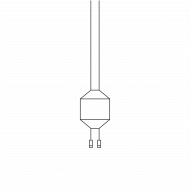 Подвесная люстра Vibia Wireflow 0412 Подвесная люстра Vibia Wireflow 0412