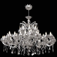 Люстра Beby Group Spiga 1810B02 Satin Chrome Siberian Blue