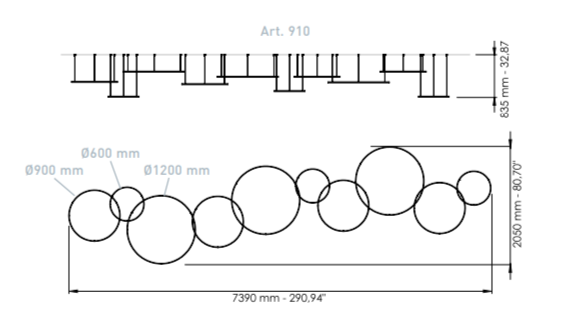 Подвесная люстра Patrizia Volpato Illusion 910