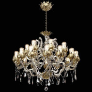 Люстра Beby Group Spiga 1810B04 Satin Gold Cognac