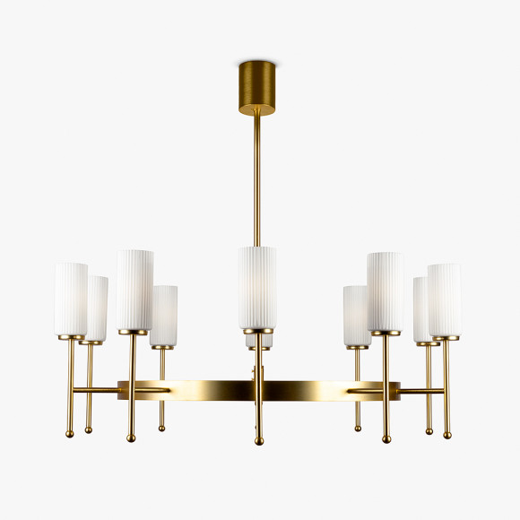 Люстра на штанге Bella Figura Murano CL628-10 Люстра на штанге Bella Figura Murano CL628-10