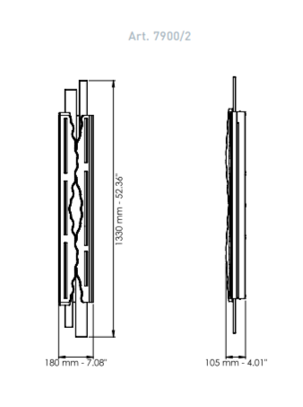 Потолочный светильник Patrizia Volpato Flow 7900/2