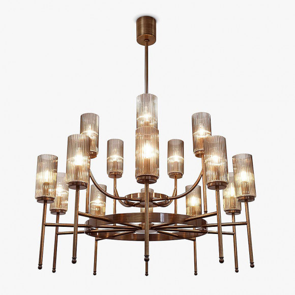 Люстра на штанге Bella Figura Murano CL628-10+5 Люстра на штанге Bella Figura Murano CL628-10+5