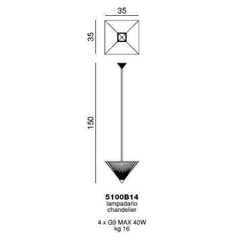 Подвесной светильник Beby Group Outdoor 5100B14 Chrome Transparent Подвесной светильник Beby Group Outdoor 5100B14 Chrome Transparent
