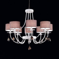 Люстра Beby Group Mon Tresor 0126B02 White Leather 01 666 SW Bronze Shade