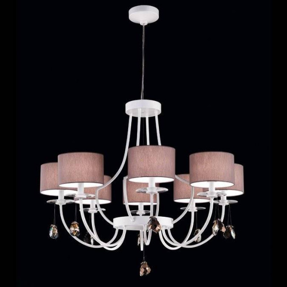 Люстра Beby Group Mon Tresor 0126B02 White Leather 01 666 SW Bronze Shade