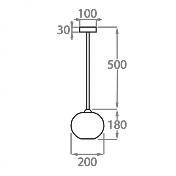 Подвесной светильник Bella Figura Contour CL376 Подвесной светильник Bella Figura Contour CL376