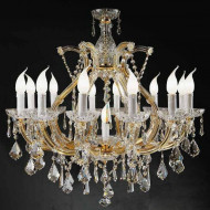 Люстра Beby Group Novecento 785/12+1 Light gold CUT CRYSTAL