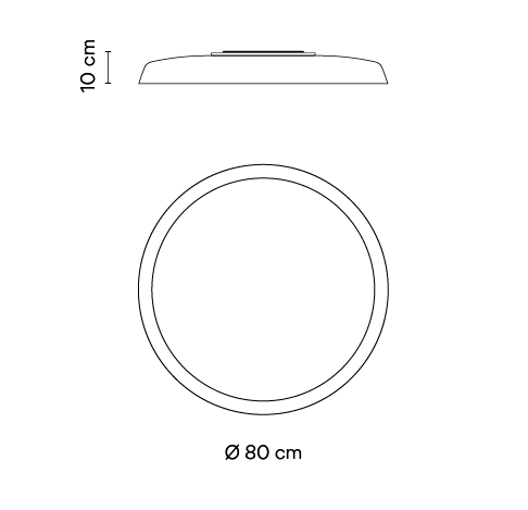 Потолочный светильник Vibia Bigger 3900  Потолочный светильник Vibia Bigger 3900