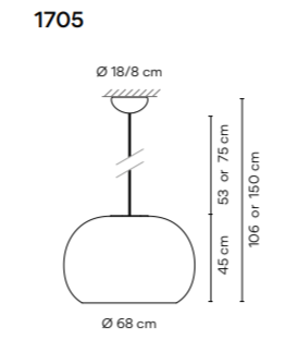 Подвесной светильник Vibia Closer 1705 Подвесной светильник Vibia Closer 1705
