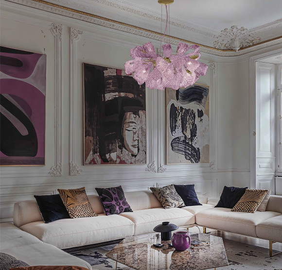 Подвесная люстра Sylcom Mocenigo 400/12 Подвесная люстра Sylcom Mocenigo 400/12