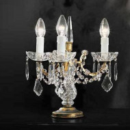 Настольная лампа Beby Group Old style 3285/3L Black gold CUT CRYSTAL