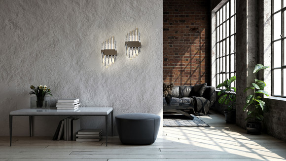 Настенный светильник Patrizia Volpato Diamante 7100/APP1