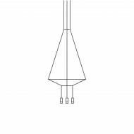 Подвесная люстра Vibia Wireflow 0305 Подвесная люстра Vibia Wireflow 0305