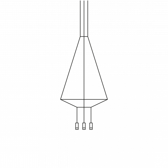 Подвесная люстра Vibia Wireflow 0305