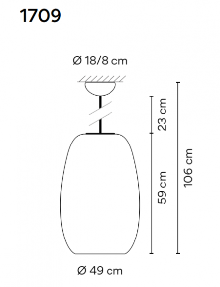Подвесной светильник Vibia Closer 1709 Подвесной светильник Vibia Closer 1709