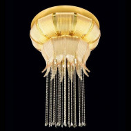 Потолочный светильник Beby Group Mademoiselle Corolle 8010Q05 Light gold Amber graniglia Glass Swarovski Plaque Потолочный светильник Beby Group Mademoiselle Corolle 8010Q05 Light gold Amber graniglia Glass Swarovski Plaque