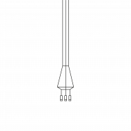 Подвесная люстра Vibia Wireflow 0308 Подвесная люстра Vibia Wireflow 0308