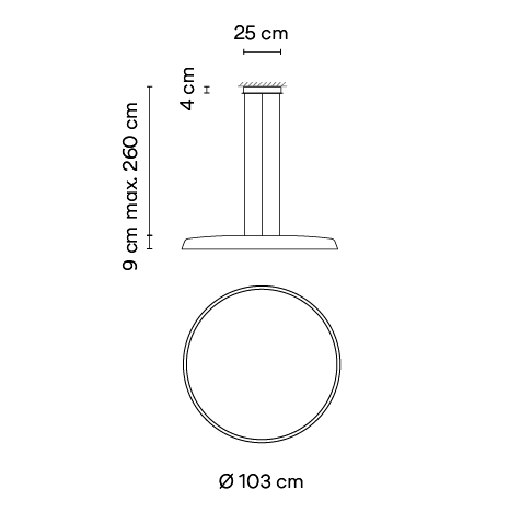 Подвесной светильник Vibia Bigger 3930