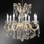 Люстра Beby Group Novecento 740/8 Light gold CUT CRYSTAL