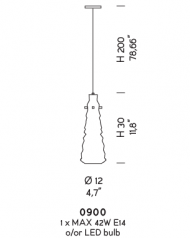 Подвесной светильник Sylcom Chaotic 0900