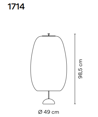 Настольная лампа Vibia Closer 1714 Настольная лампа Vibia Closer 1714