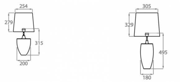 Настольный светильник Bella Figura Beverly Hills TL714-SM