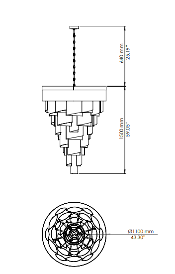 Каскадная люстра Patrizia Volpato Venezia 4805/S110 Каскадная люстра Patrizia Volpato Venezia 4805/S110