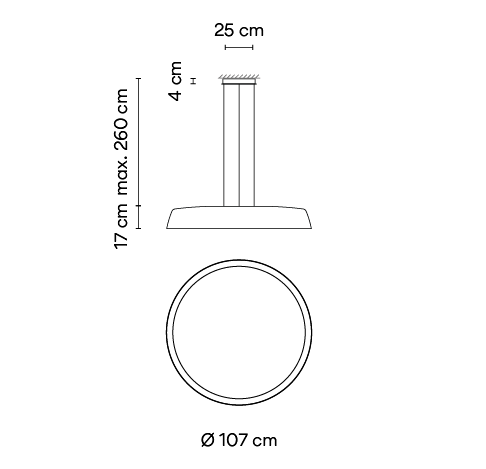 Подвесной светильник Vibia Bigger 3935