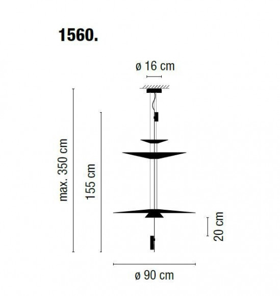 Характеристики Vibia Flamingo 1560