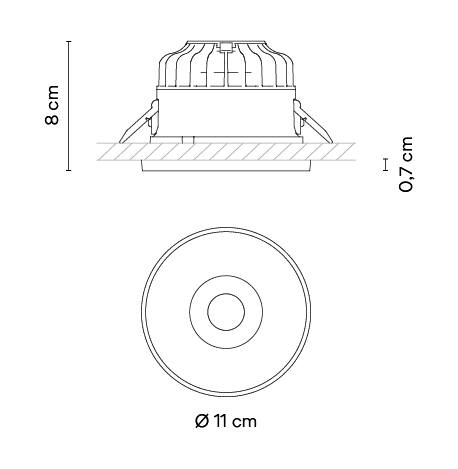 Потолочный светильник Vibia Circle 3326 Потолочный светильник Vibia Circle 3326