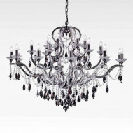 Люстра Beby Group Nuovo Vintage 6103/24 Glossy Black Black rose