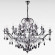 Люстра Beby Group Nuovo Vintage 6103/24 Glossy Black Black rose