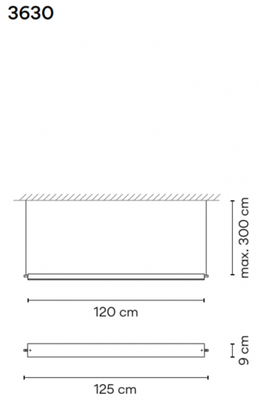 Подвесной светильник Vibia Asia 3630 Подвесной светильник Vibia Asia 3630