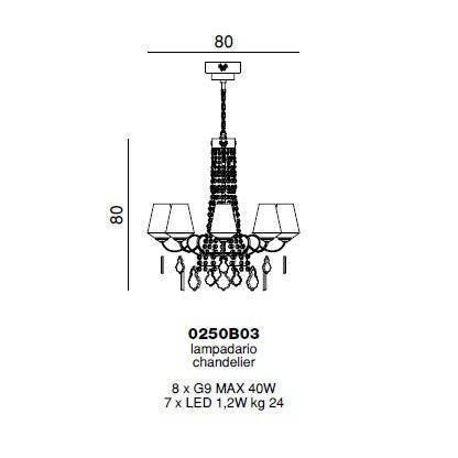 Люстра Beby Group Charming beauty 0250B03 Gold White White gold leaf Люстра Beby Group Charming beauty 0250B03 Gold White White gold leaf
