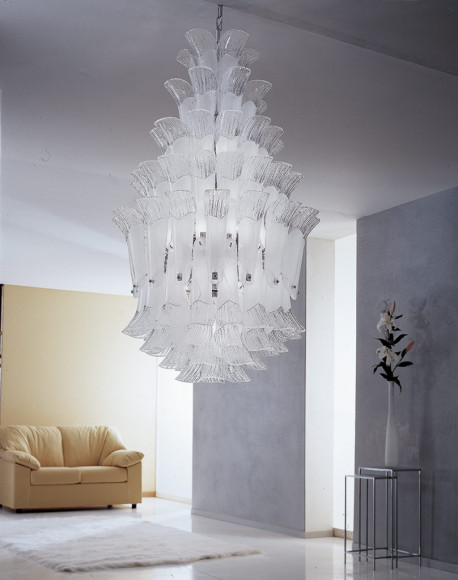 Каскадная люстра Patrizia Volpato Petali 9008/65 Каскадная люстра Patrizia Volpato Petali 9008/65