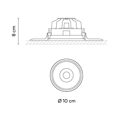 Потолочный светильник Vibia Circle 3333 Потолочный светильник Vibia Circle 3333