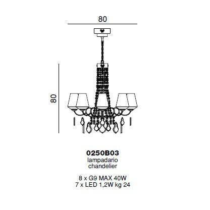 Люстра Beby Group Charming beauty 0250B03 Light gold White White gold leaf Люстра Beby Group Charming beauty 0250B03 Light gold White White gold leaf