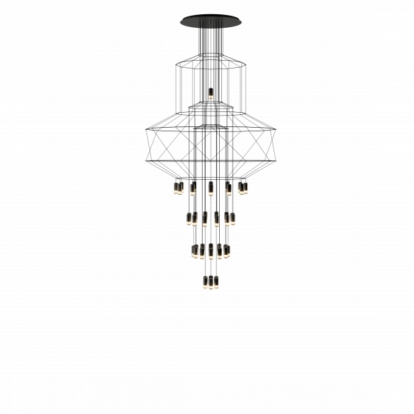 Подвесная люстра Vibia Wireflow chandelier 0374