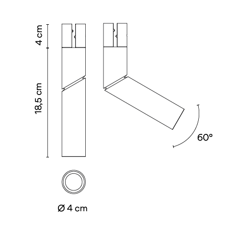 Потолочный светильник Vibia Bind 6538 Потолочный светильник Vibia Bind 6538