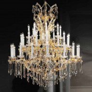 Люстра Beby Group Novecento 990/40 Light gold CUT CRYSTAL
