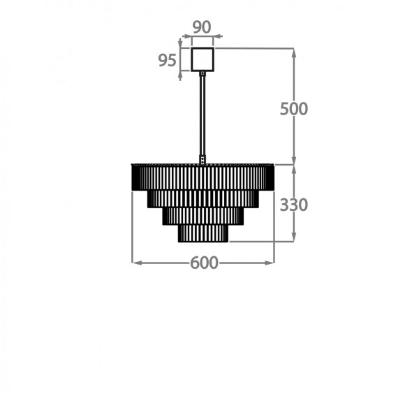 Люстра на штанге Bella Figura Retro Murano CL456 Люстра на штанге Bella Figura Retro Murano CL456