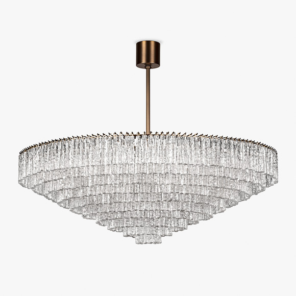 Люстра на штанге Bella Figura Retro Murano CL456 Люстра на штанге Bella Figura Retro Murano CL456