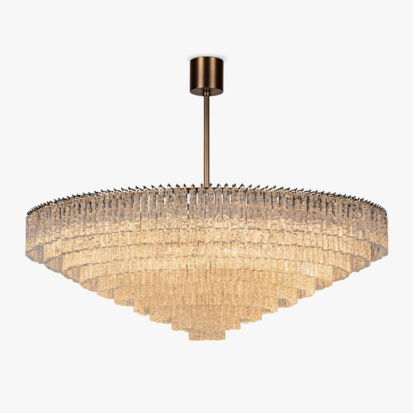 Люстра на штанге Bella Figura Retro Murano CL456 Люстра на штанге Bella Figura Retro Murano CL456