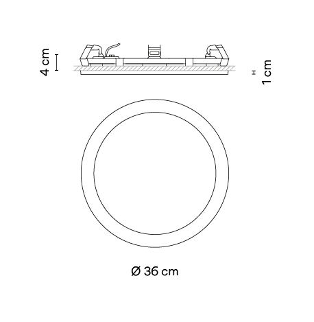 Потолочный светильник Vibia Circle 3360