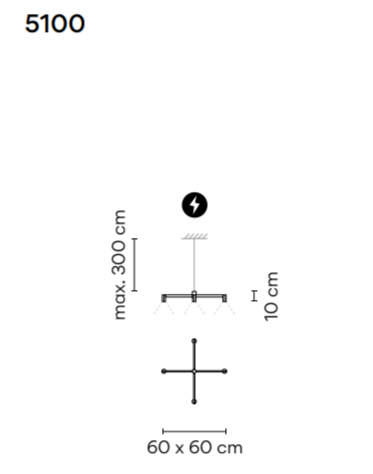 Подвесной светильник Vibia Nexum 5100 Подвесной светильник Vibia Nexum 5100