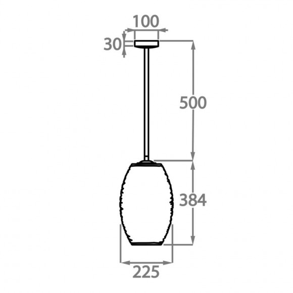 Подвесной светильник Bella Figura Modern Murano CL600 Подвесной светильник Bella Figura Modern Murano CL600